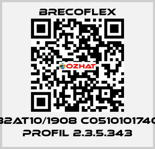 32AT10/1908 C0510101740 Profil 2.3.5.343 Brecoflex