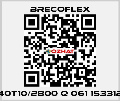 40T10/2800 Q 061 153312 Brecoflex