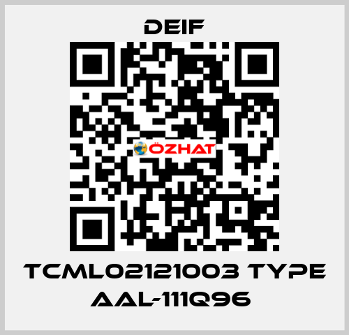 TCML02121003 TYPE AAL-111Q96  Deif