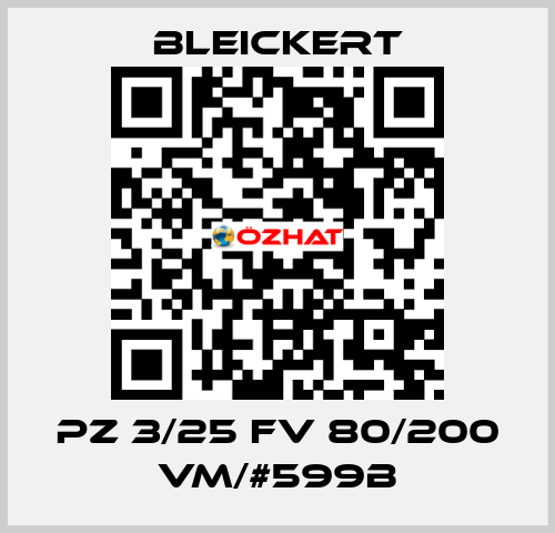 PZ 3/25 FV 80/200 VM/#599B Bleickert