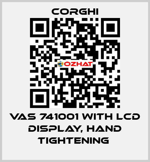 VAS 741001 with LCD display, hand tightening  Corghi