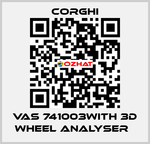 VAS 741003with 3D wheel analyser   Corghi