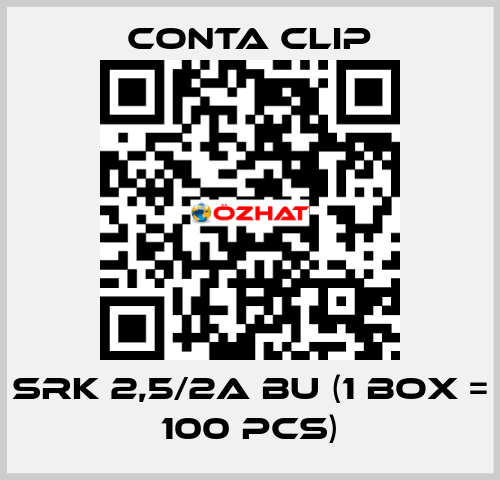 SRK 2,5/2A BU (1 box = 100 pcs) Conta Clip