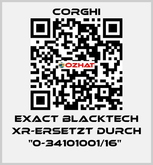 EXACT BLACKTECH XR-Ersetzt durch "0-34101001/16"  Corghi