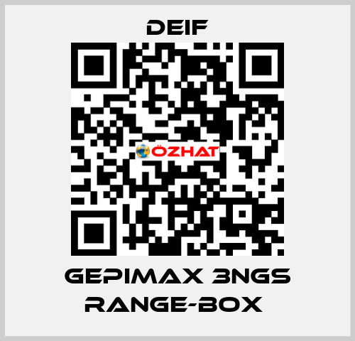 GEPIMAX 3NGS RANGE-BOX  Deif