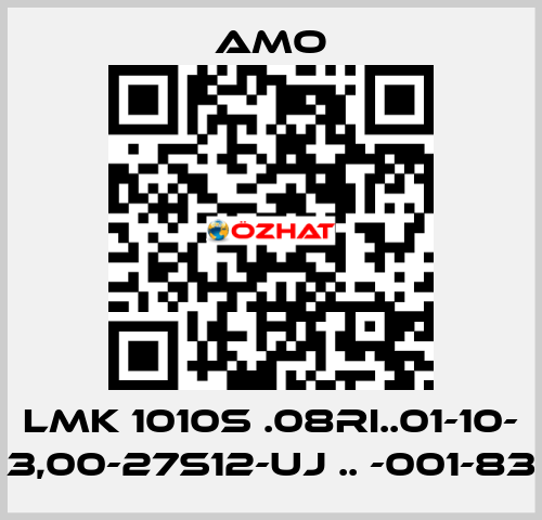 LMK 1010S .08RI..01-10- 3,00-27S12-UJ .. -001-83 Amo