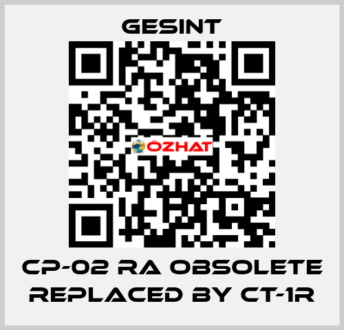 CP-02 RA obsolete replaced by CT-1R Gesint