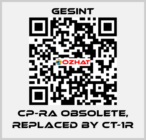 CP-RA obsolete, replaced by CT-1R Gesint