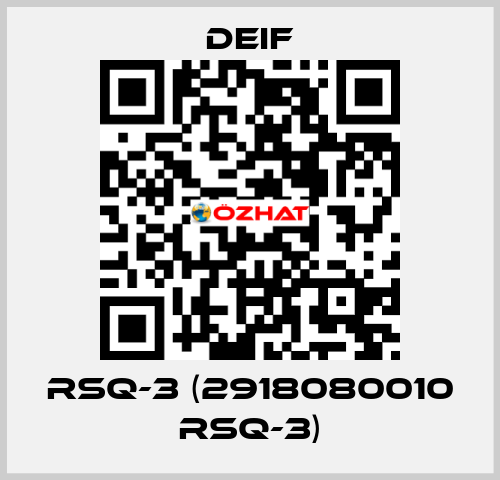 RSQ-3 (2918080010 RSQ-3) Deif