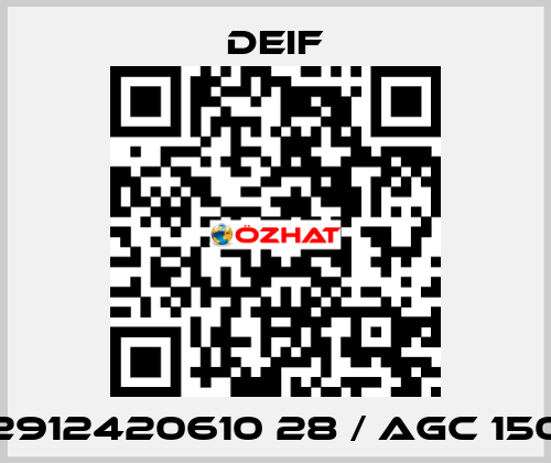 2912420610 28 / AGC 150 Deif
