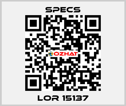 LOR 15137 Specs