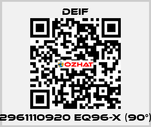 2961110920 EQ96-x (90°) Deif