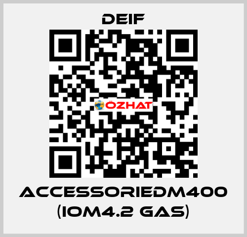 AccessorieDM400 (IOM4.2 GAS) Deif