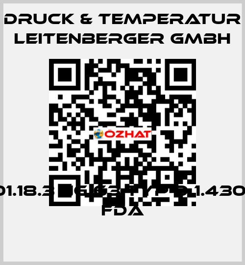 01.18.3 NG 63 TYP D 1.4301 FDA DRUCK & TEMPERATUR Leitenberger GmbH