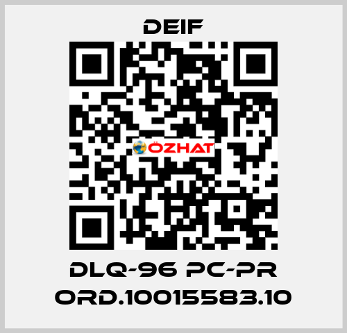 DLQ-96 pc-PR ord.10015583.10 Deif