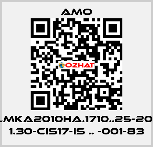 LMKA2010HA.1710..25-20- 1.30-CIS17-IS .. -001-83 Amo