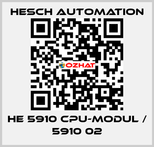 HE 5910 CPU-Modul / 5910 02 Hesch Automation