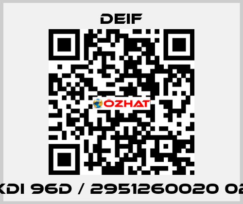 XDi 96D / 2951260020 02 Deif