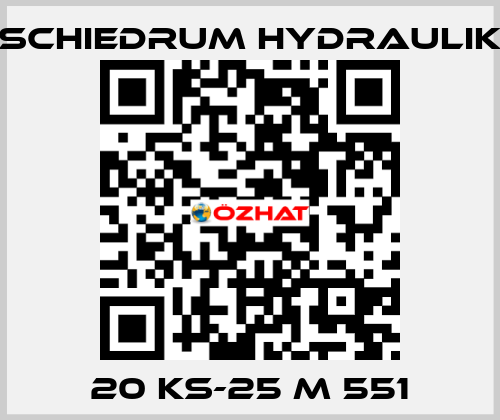 20 KS-25 M 551 SCHIEDRUM HYDRAULIK