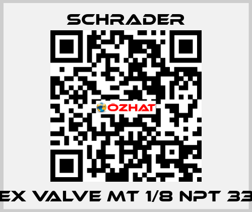 EX VALVE MT 1/8 NPT 33 Schrader
