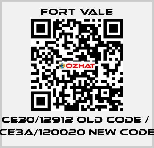 CE30/12912 old code /  CE3A/120020 new code Fort Vale