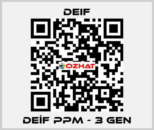 DEİF PPM - 3 GEN Deif