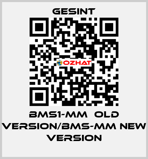 BMS1-MM  old version/BMS-MM new version Gesint