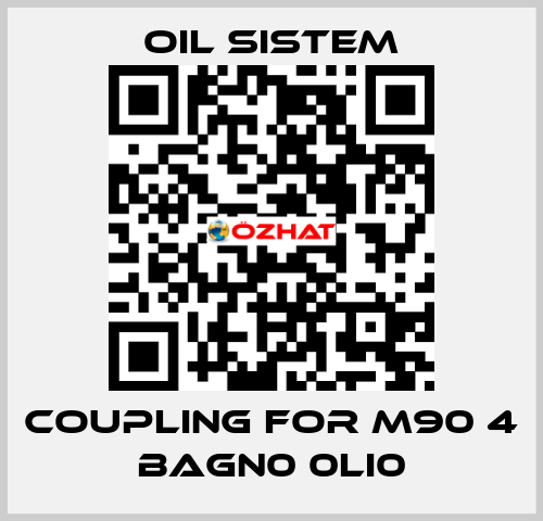 coupling for M90 4 BAGN0 0LI0 Oil Sistem