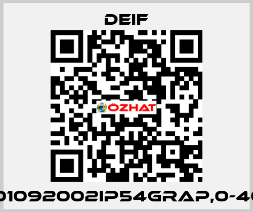 296101092002IP54GRAP,0-40VDC Deif