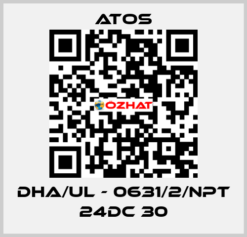 DHA/UL - 0631/2/NPT 24DC 30 Atos