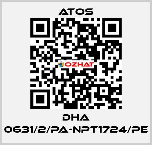 DHA 0631/2/PA-NPT1724/PE Atos