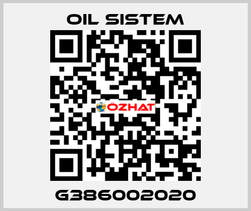 G386002020 Oil Sistem