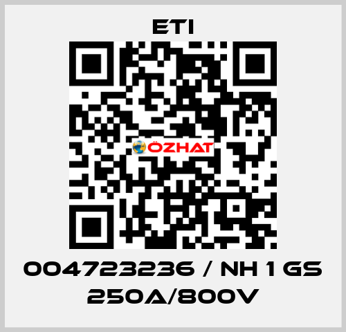 004723236 / NH 1 gS 250A/800V Eti