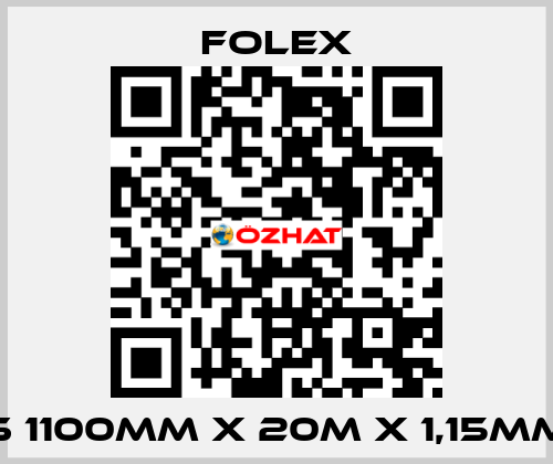 S 1100mm x 20m x 1,15mm Folex