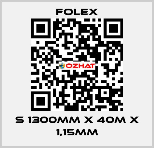 S 1300mm x 40m x 1,15mm Folex