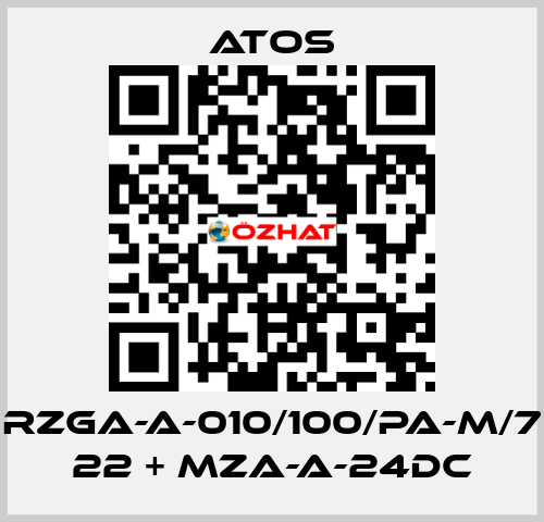 RZGA-A-010/100/PA-M/7 22 + MZA-A-24DC Atos