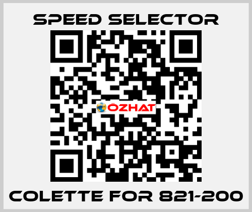 colette for 821-200 Speed Selector