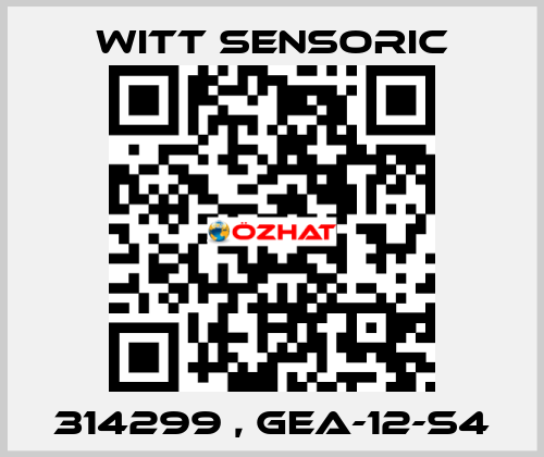 314299 , GEA-12-S4 Witt Sensoric
