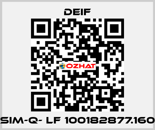 SIM-Q- LF 100182877.160 Deif