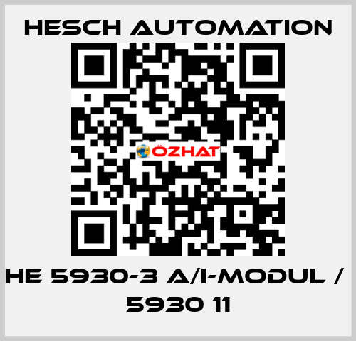 HE 5930-3 A/I-Modul /  5930 11 Hesch Automation