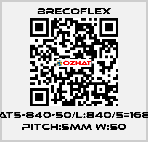 AT5-840-50/L:840/5=168 Pitch:5mm W:50 Brecoflex