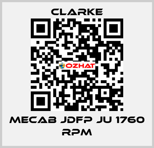 MECAB JDFP JU 1760 RPM Clarke