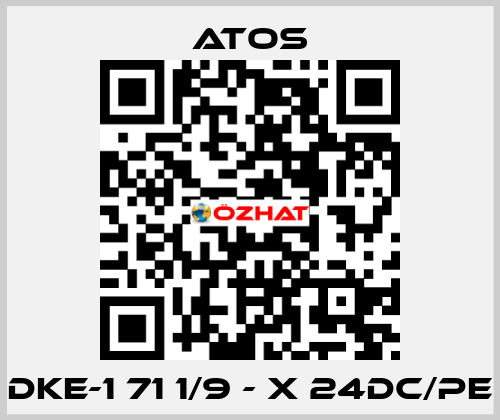 DKE-1 71 1/9 - X 24DC/PE Atos