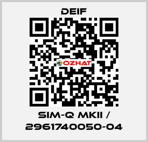 SIM-Q MKII / 2961740050-04 Deif