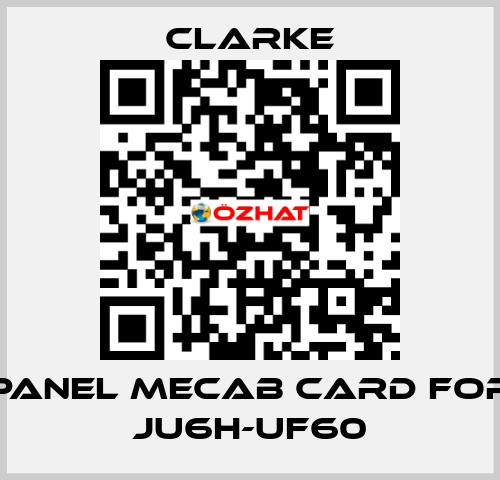 panel mecab card for JU6H-UF60 Clarke