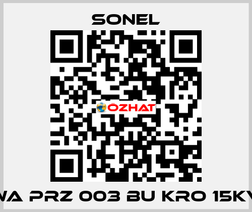WA PRZ 003 BU KRO 15KV Sonel