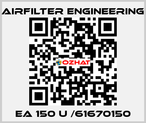 EA 150 U /61670150 Airfilter Engineering