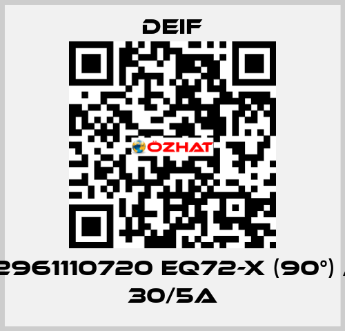 2961110720 EQ72-x (90°) / 30/5A Deif