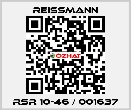 RSR 10-46 / 001637 Reissmann