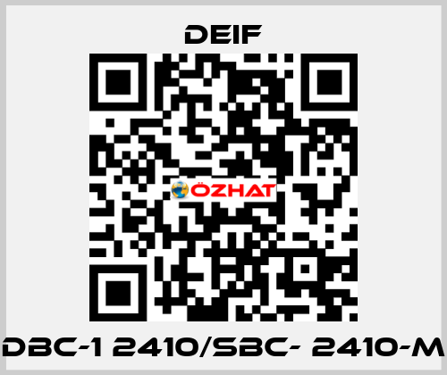 DBC-1 2410/SBC- 2410-M Deif